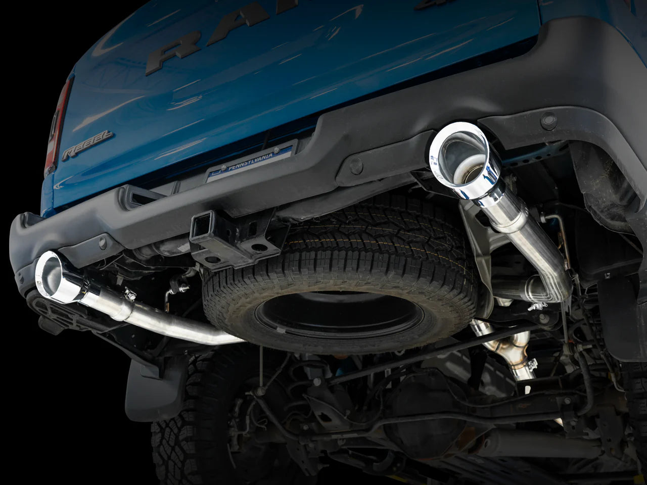 AWE Tuning 19-21 RAM 1500 5.7L (w/Cutouts) 0FG Dual Rear Exit Cat-Back Exhaust