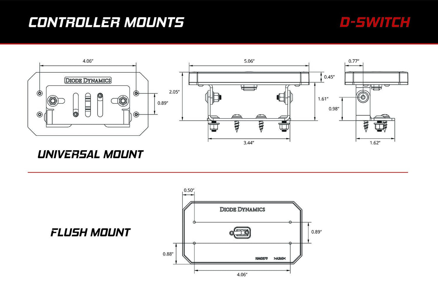 Diode Dynamics Brand Logo Diode Dynamics D-Switch 8-Channel Switch Panel