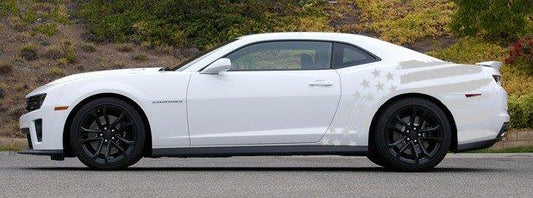 Reflective Stars & Bars Body Graphics (2010-2023 Camaro)