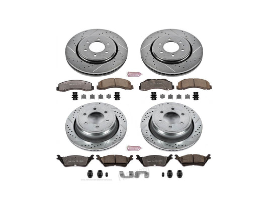 POWERSTOP Z36 BRAKE UPGRADE KIT - GEN 1 RAPTOR - FRONT AND REAR