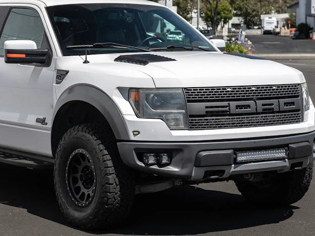 2010-2014 Ford Raptor SVT Replacement Carbon Fiber Hood Vents