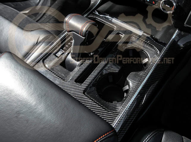 2021+ Ford Raptor/R Carbon Fiber Gear Shifter Panel Cover