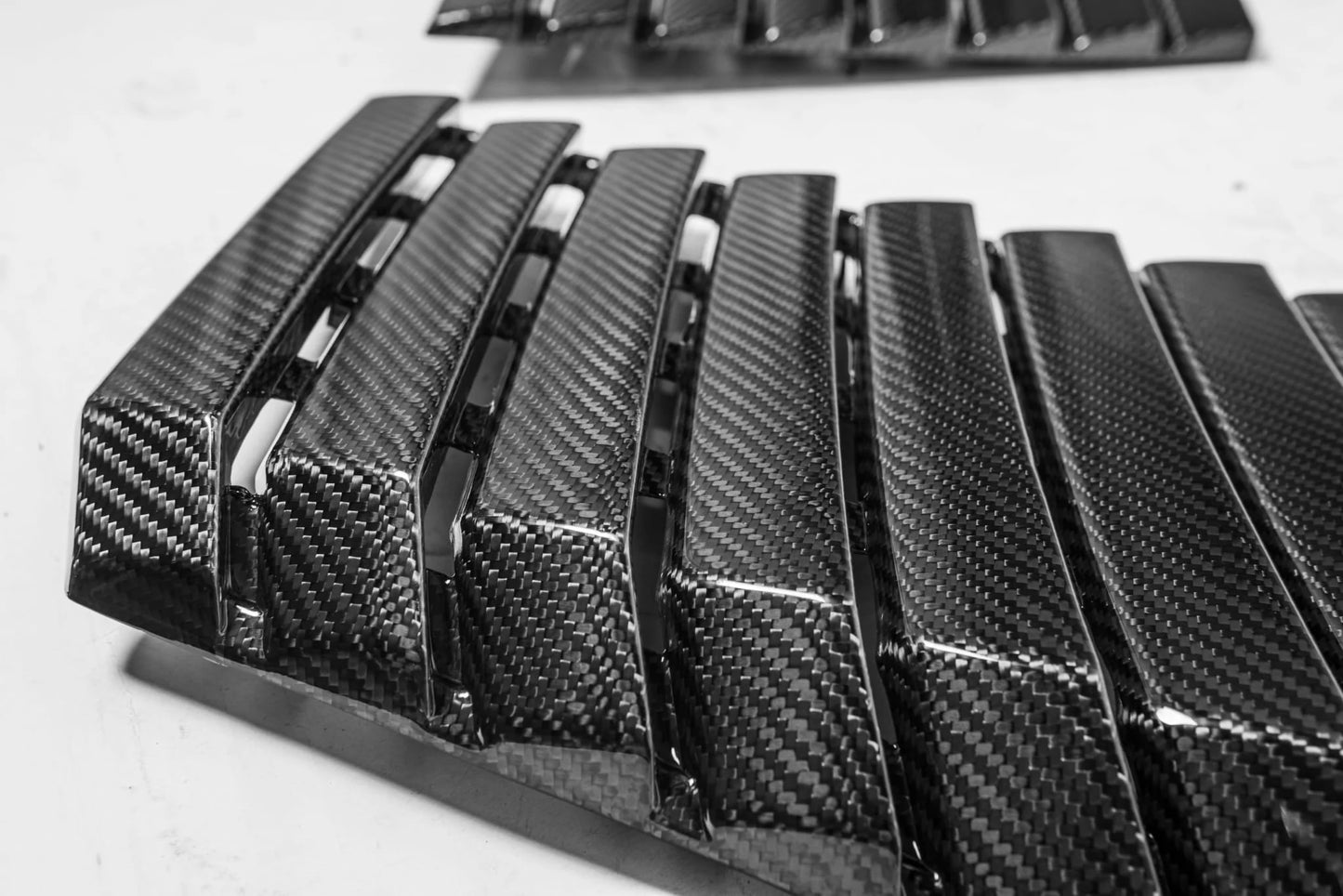 2010-2014 Ford Raptor SVT Replacement Carbon Fiber Side Fender Vent Trim and Hood Vents Package