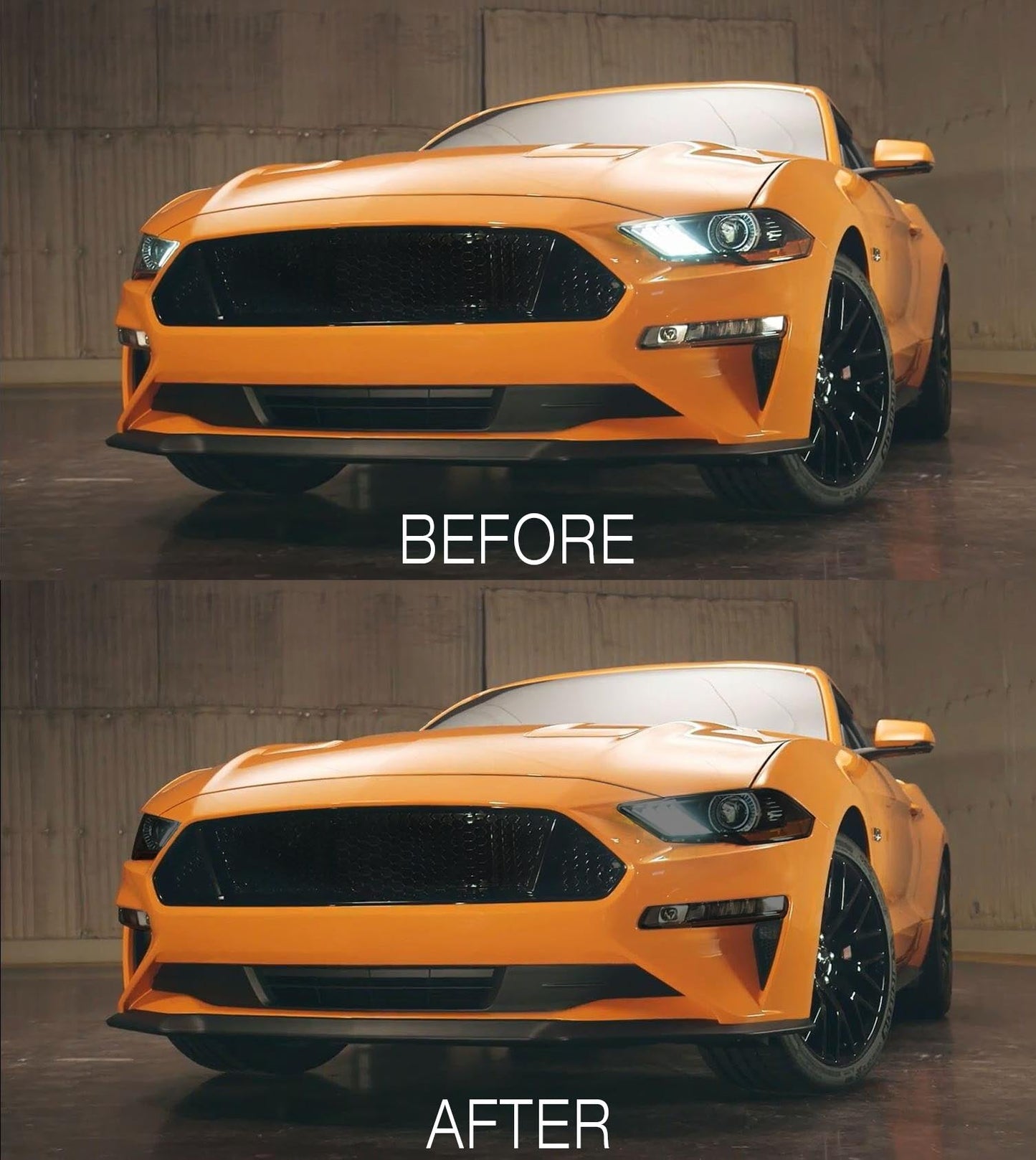 Front Vinyl Lens Tint Kit (2018-2023 Mustang)