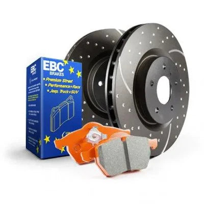 2021-2024 RAM TRX & 2025 Ram RHO EBC S3 Kits Orangestuff Pads and GD Rotors