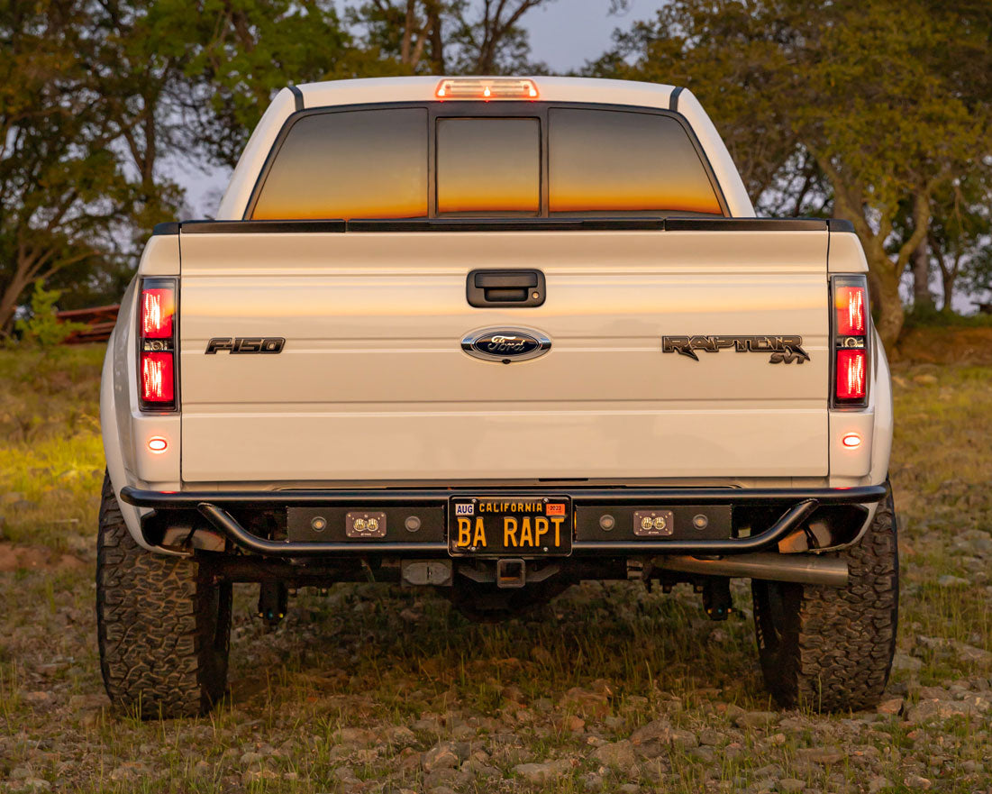 RPG Offroad ’10-14 Ford Raptor Rear Bumper w/ Integrated Trailer Hitch