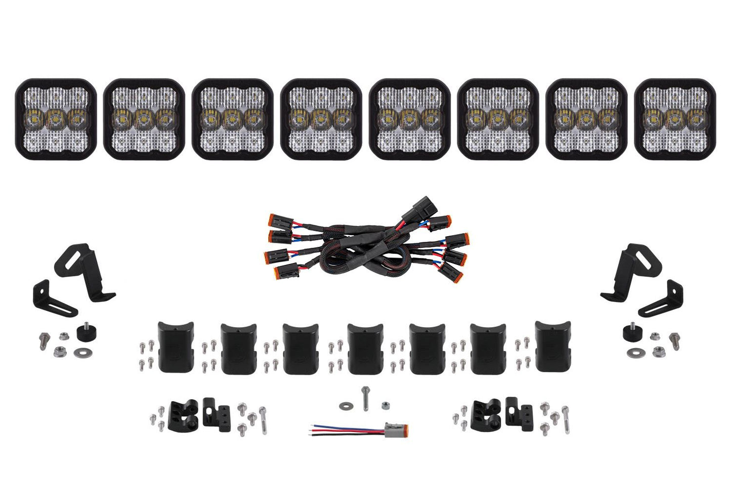 Diode Dynamics Brand Logo SS5 CrossLink 8-Pod LED Light Bar