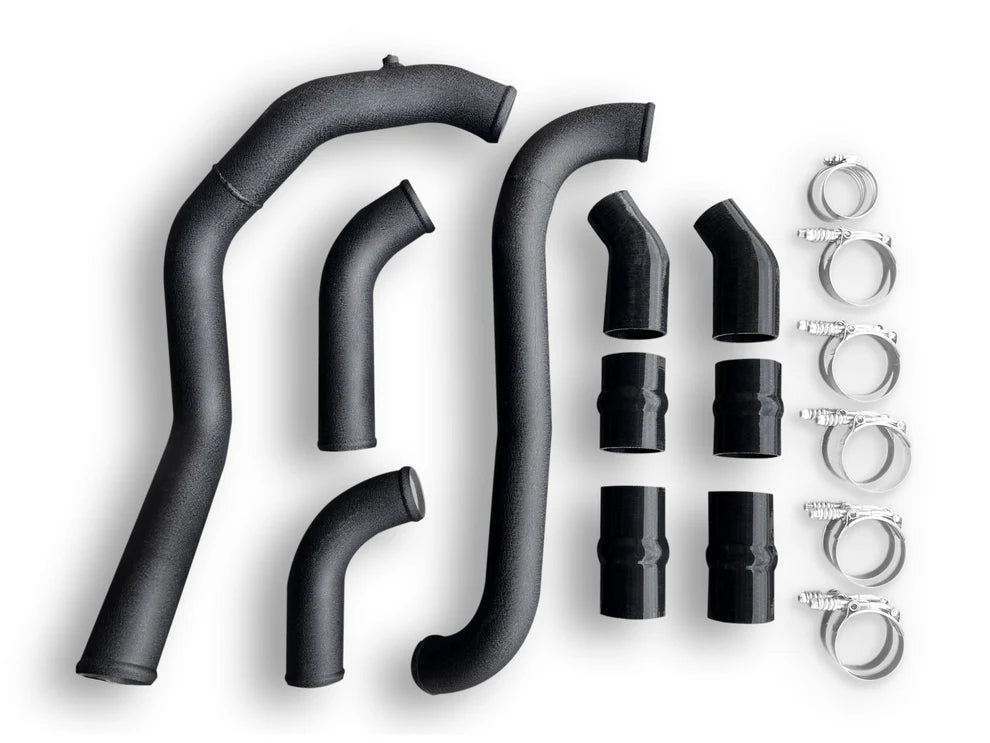 CVF Aluminum Intercooler Hot-Side + Cold-Side Piping Kit (2021-2023 Ford F-150 3.5L/Raptor EcoBoost; 2021-2023 3.5L PowerBoost)