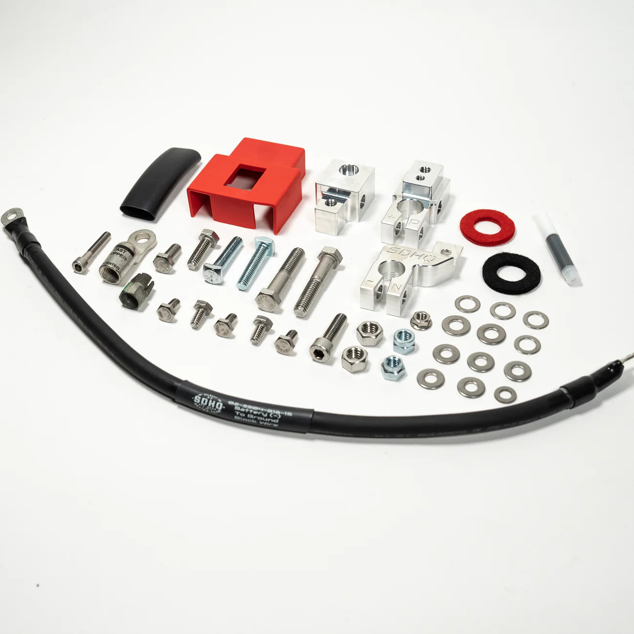 SDHQ OFF ROAD '21-23 FORD RAPTOR SDHQ BUILT BILLET BATTERY TERMINAL KIT