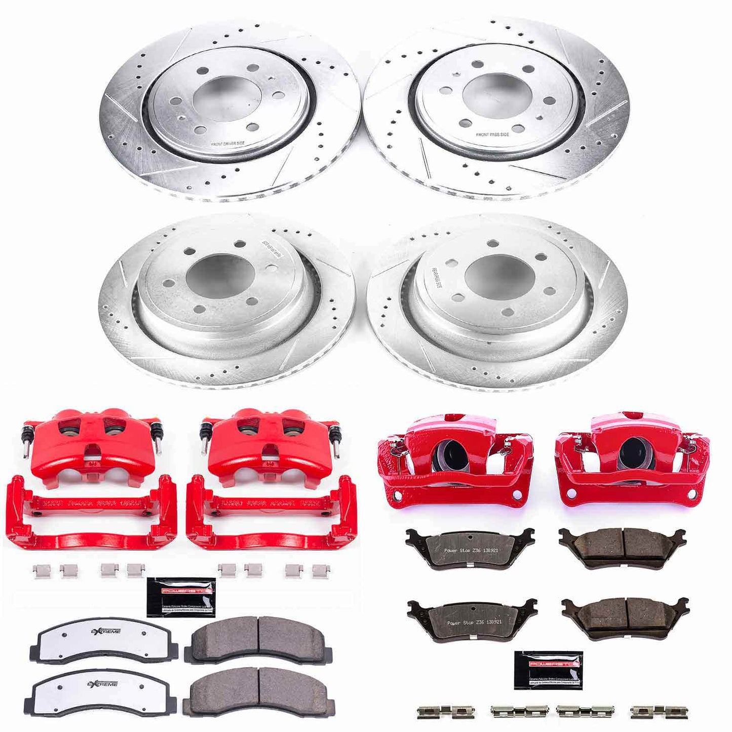 POWERSTOP Z36 BRAKE UPGRADE KIT - GEN 1 RAPTOR - FRONT AND REAR