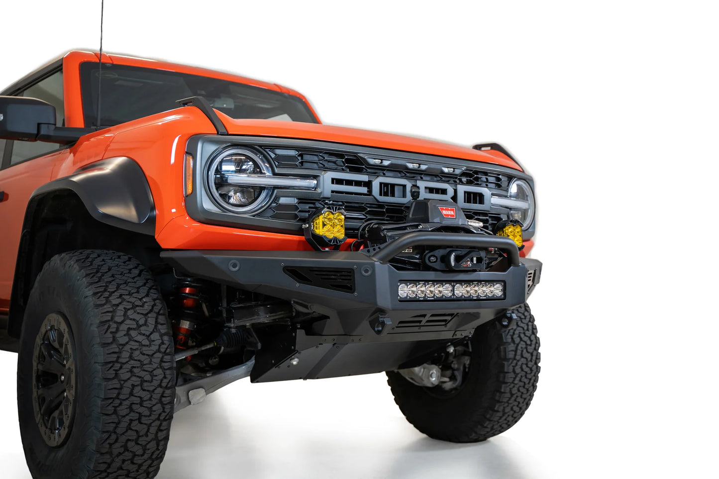 ADD 2022-2024 Bronco Raptor Rock Fighter Winch Front Bumper