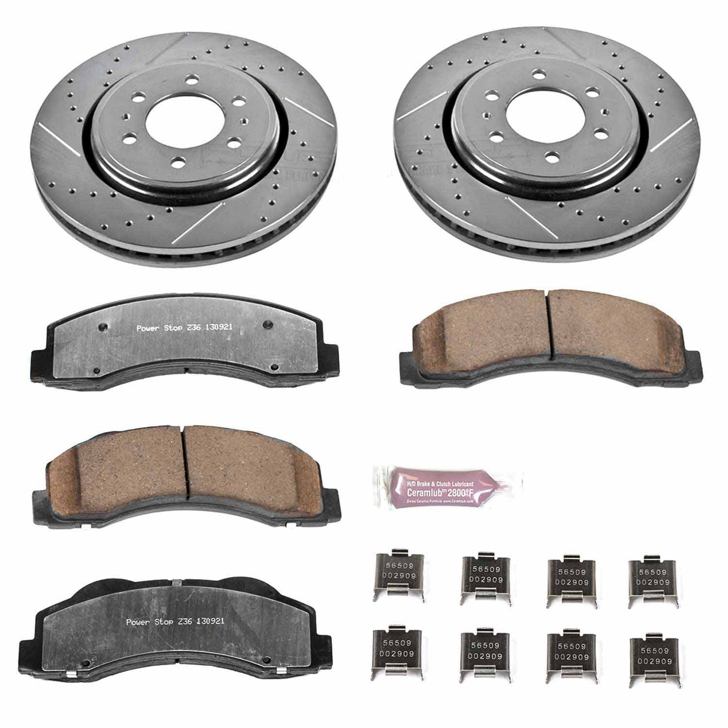 Powerstop FRONT Z36 Truck & Tow Brake Upgrade Kit - Gen 1 Raptor