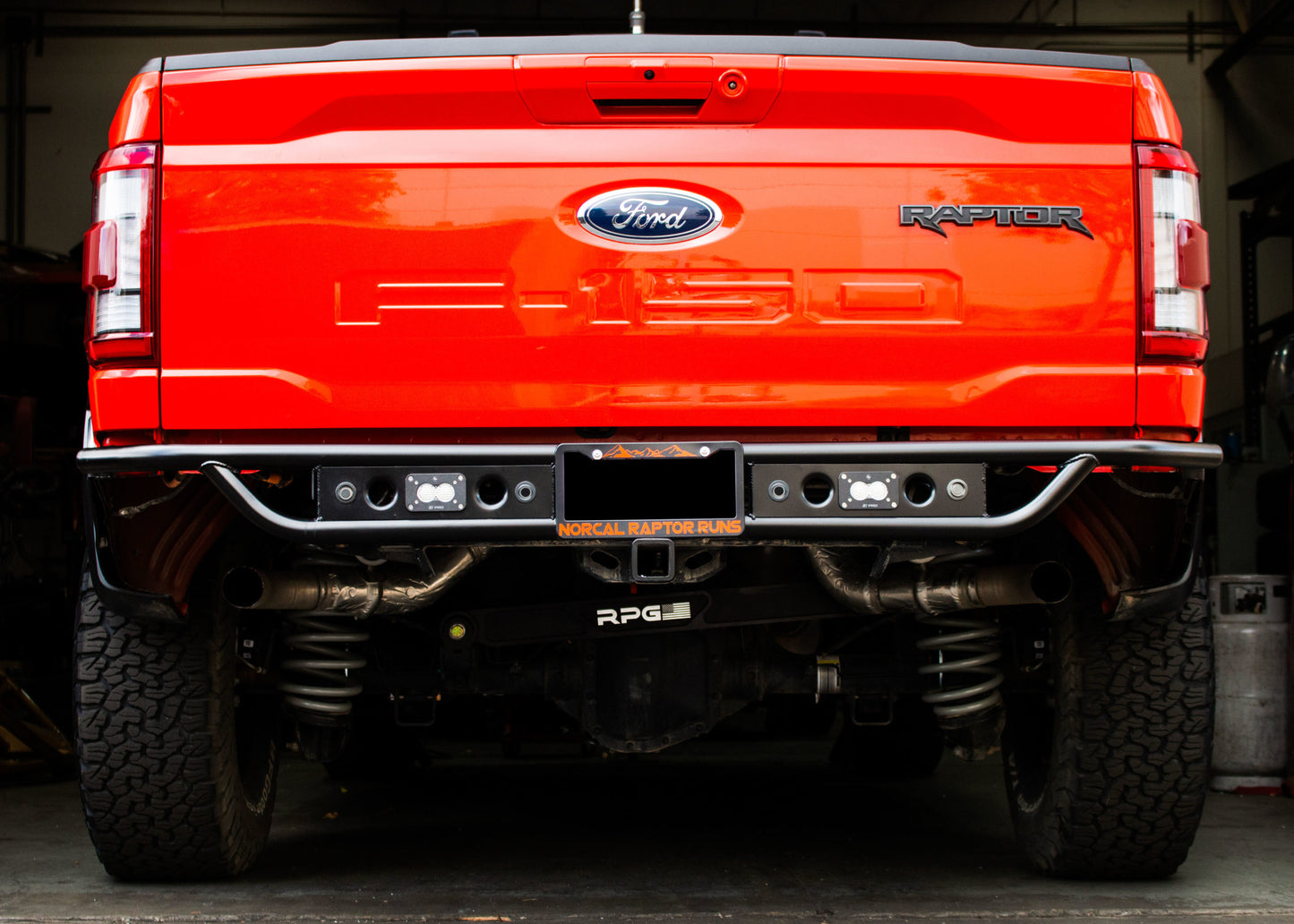 RPG Offroad Gen 3 Raptor/R Rear Motion Bumper With Integrated Trailer Hitch
