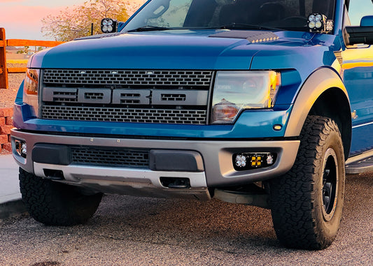 Baja Designs 2010-2014 Gen 1 Ford Raptor Triple Fog Light Package