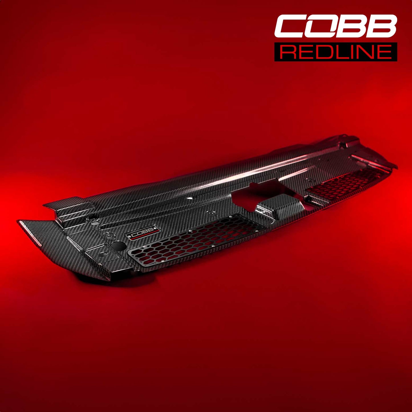 COBB Redline Carbon Fiber Radiator Shroud for Ford F-150 Ecoboost Raptor 2017-2020