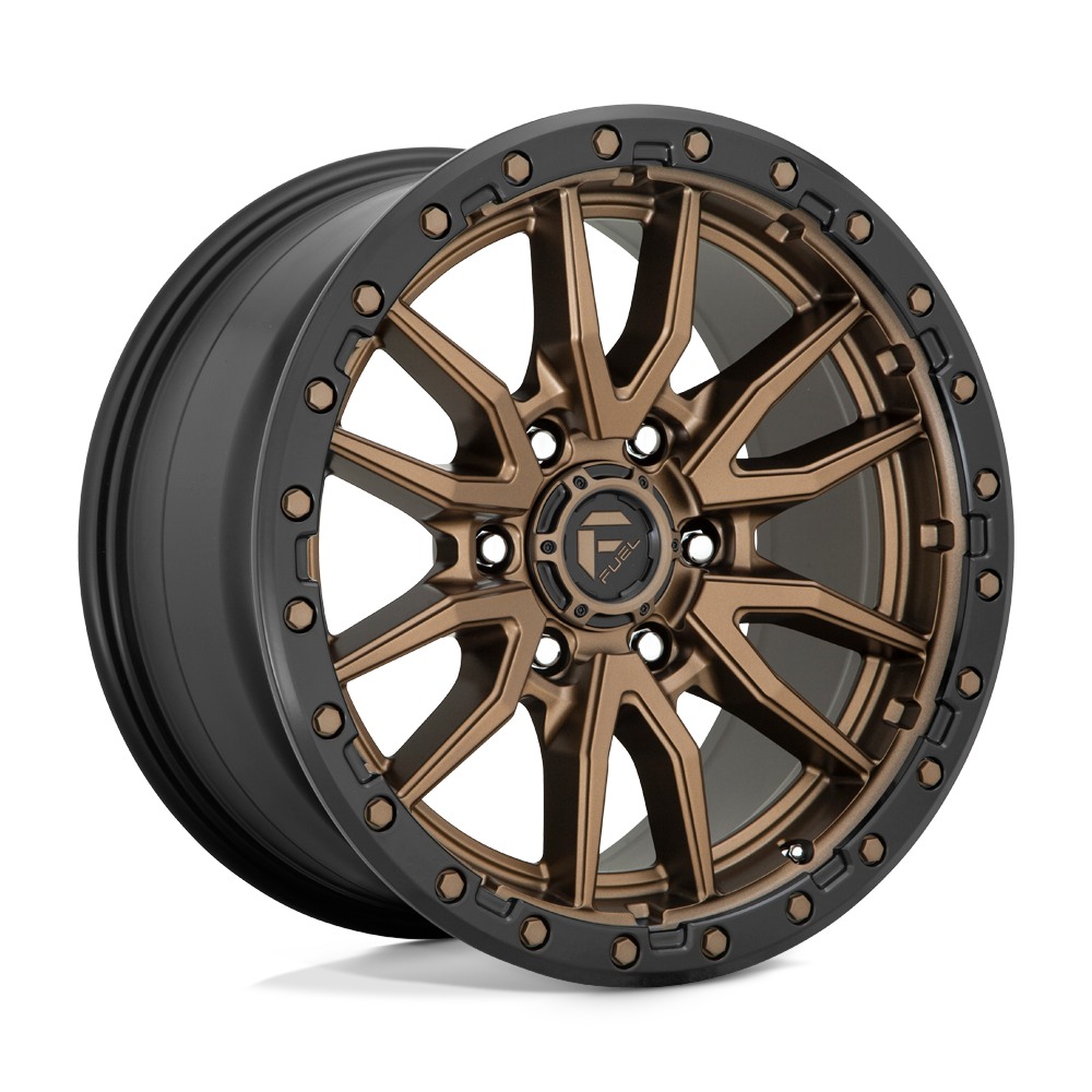 FUEL WHEELS - D681 REBEL MATTE BRONZE BLACK BEAD RINGB- 18X9 - 6X139.7 - 4.53 - -12mm