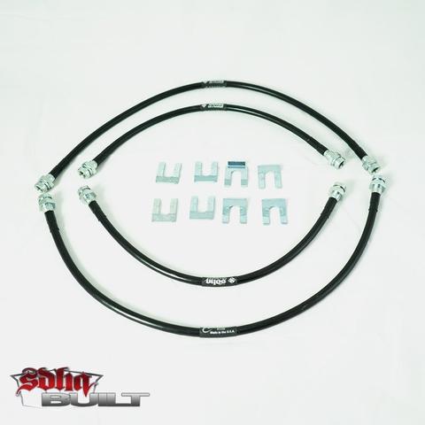 SDHQ 2010-2024 Ford Raptor Kevlar Braided Brake Line Kit