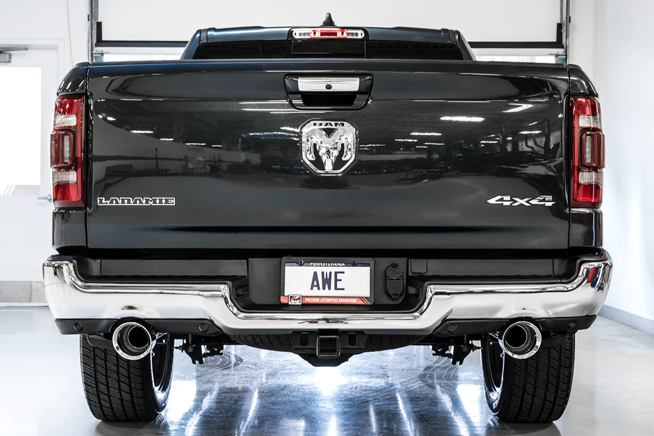 AWE Tuning 19-21 RAM 1500 5.7L (w/Cutouts) 0FG Dual Rear Exit Cat-Back Exhaust