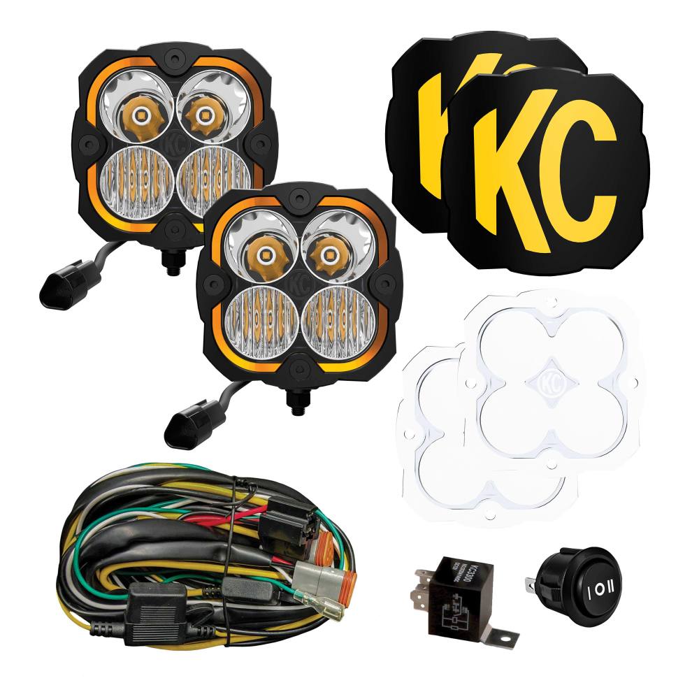 KC FLEX ERA® 4 - 2-Light Master LED Light Pod Kit