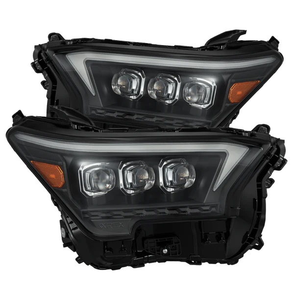 Alpharex 24-25 Toyota Tacoma /25-up 4Runner OG-Style NOVA-Series LED Projector Headlights Black