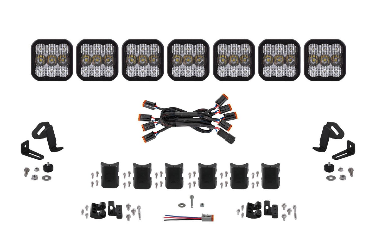 Diode Dynamics Brand Logo SS5 CrossLink 7-Pod LED Light Bar