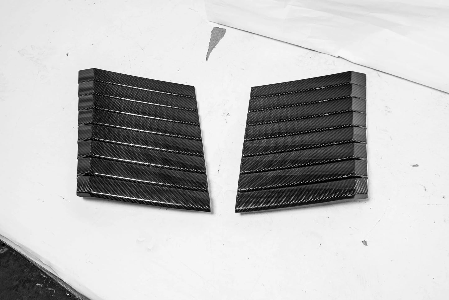 2010-2014 Ford Raptor SVT Replacement Carbon Fiber Hood Vents