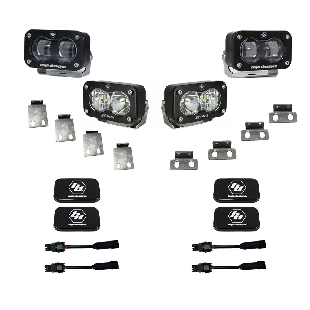 Baja Designs 2021-2025 Ford Raptor/R S2 SAE Pro Fog Pocket Light Kit