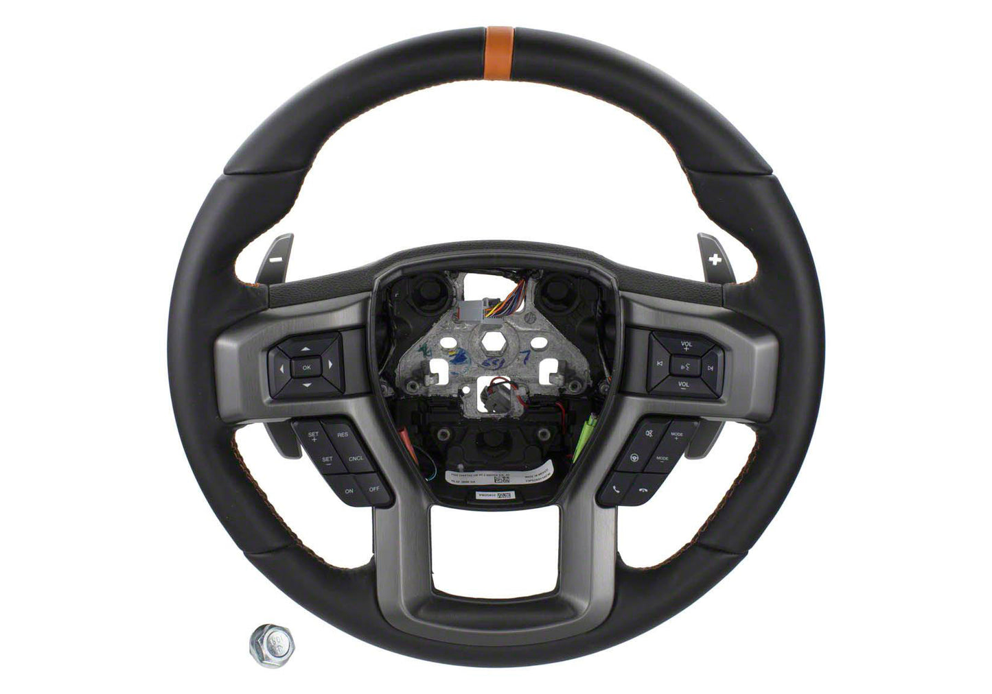 FORD 2017-2020 F-150 RAPTOR PERFORMANCE STEERING WHEEL KIT- ORANGE SIGHTLINE