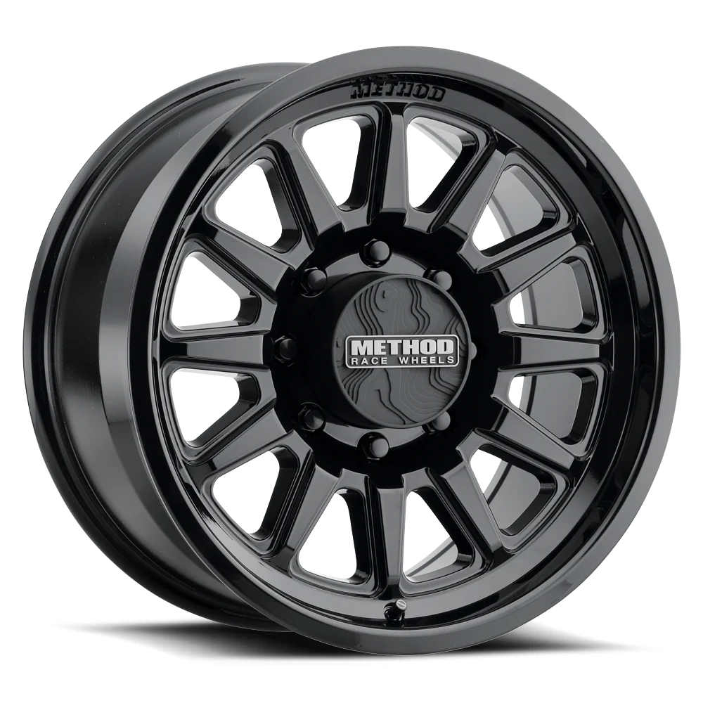 Method MR323 17x8.5 / 8x6.5 BP / 0ET / 4.72in BS / 130.81mm CB - Gloss Black Wheel