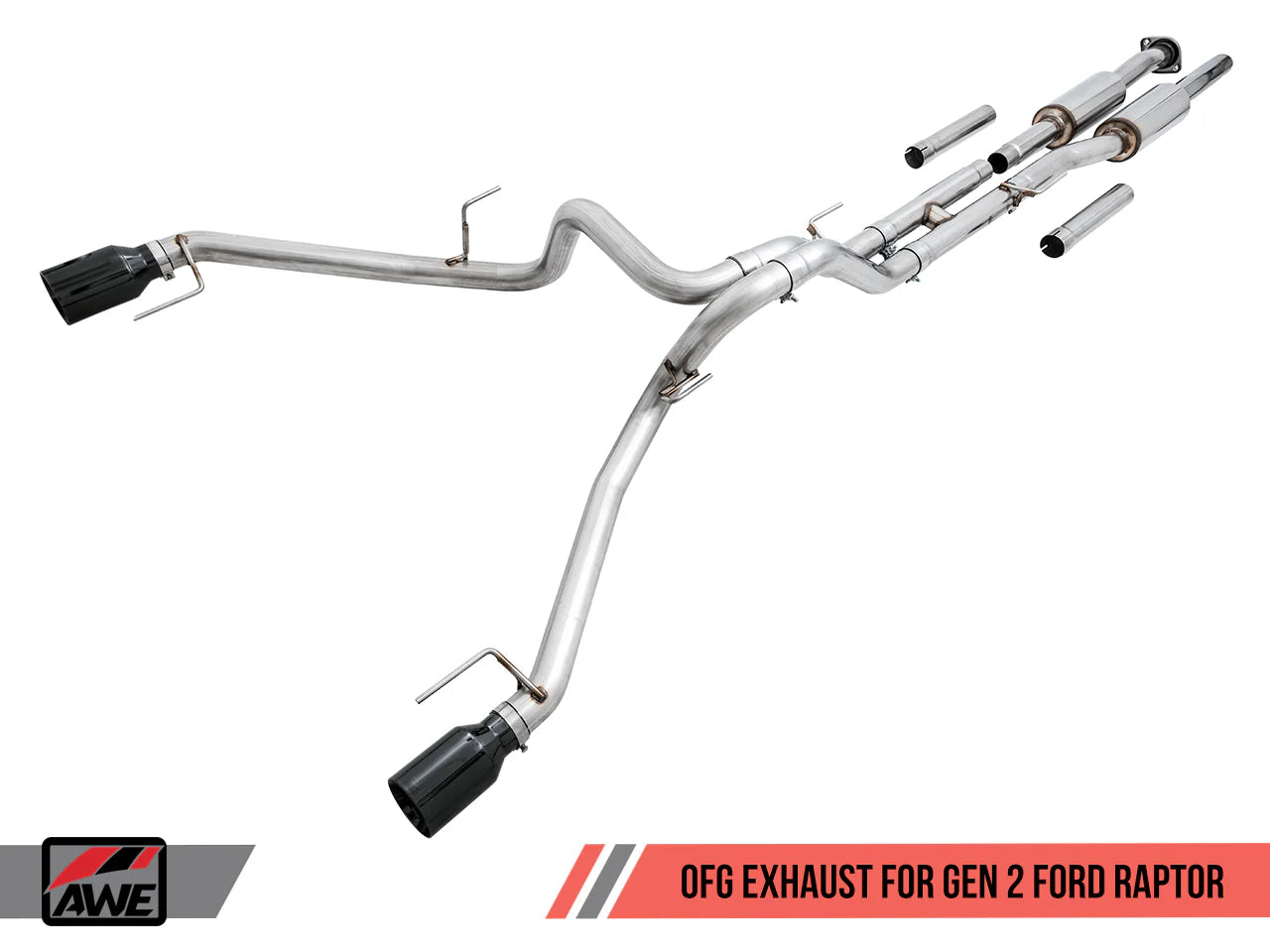 AWE FG Exhaust Suite for the Gen 2 Ford Raptor
