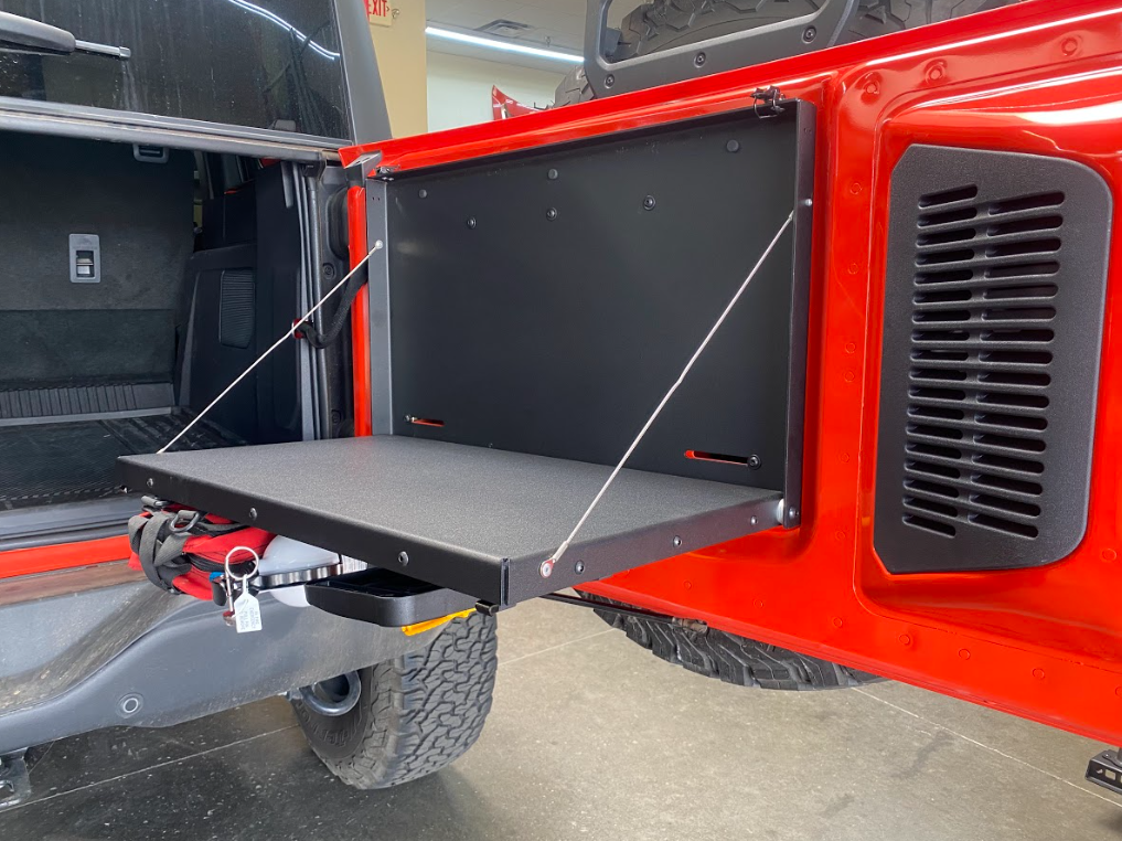 2021+ Ford Bronco / 2022+ Bronco Raptor Tailgate Fold Down Table Kit by Adapt-A-Panel