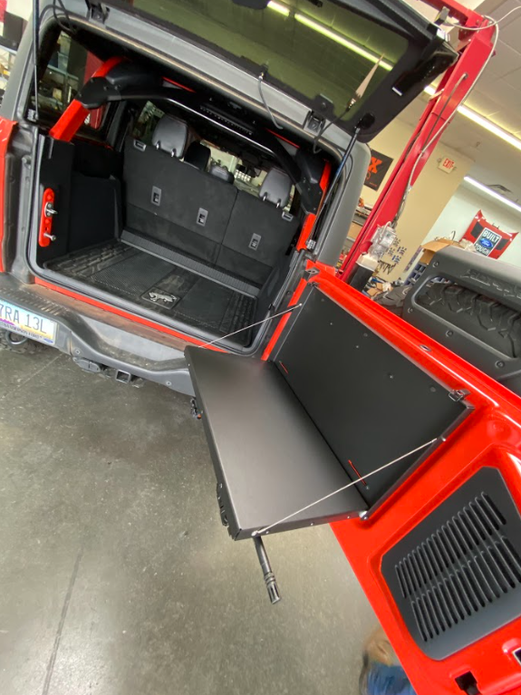 2021+ Ford Bronco / 2022+ Bronco Raptor Tailgate Fold Down Table Kit by Adapt-A-Panel