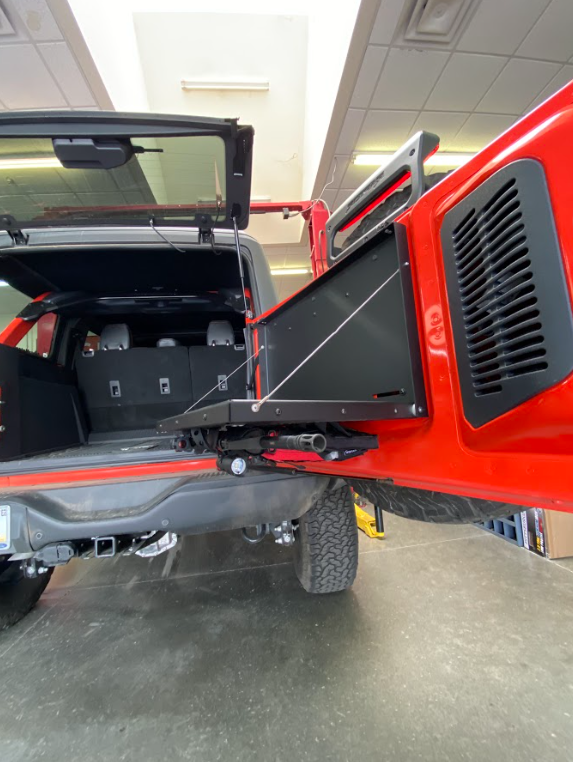 2021+ Ford Bronco / 2022+ Bronco Raptor Tailgate Fold Down Table Kit by Adapt-A-Panel