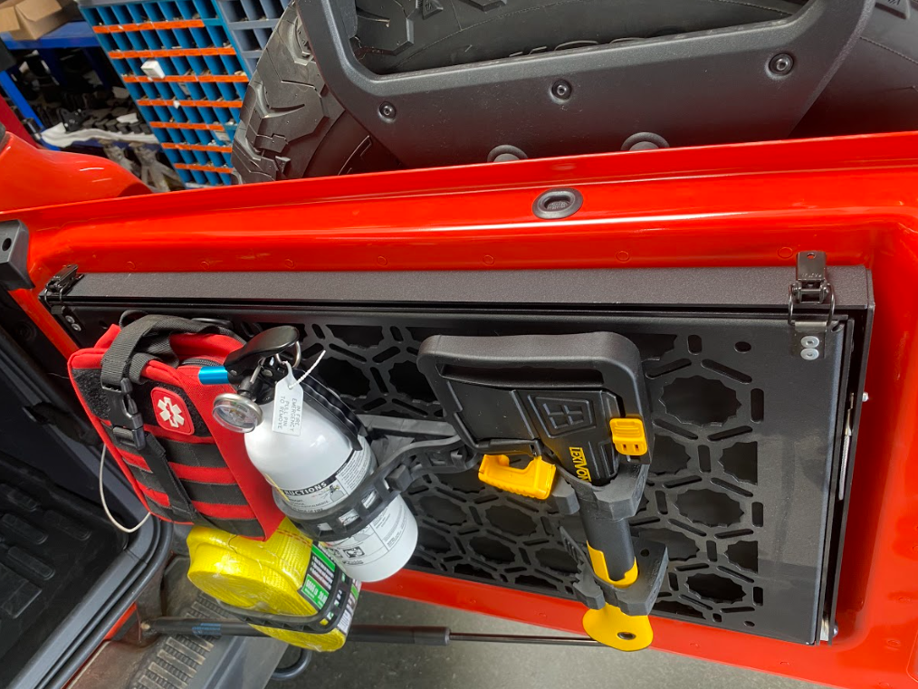 2021+ Ford Bronco / 2022+ Bronco Raptor Tailgate Fold Down Table Kit by Adapt-A-Panel