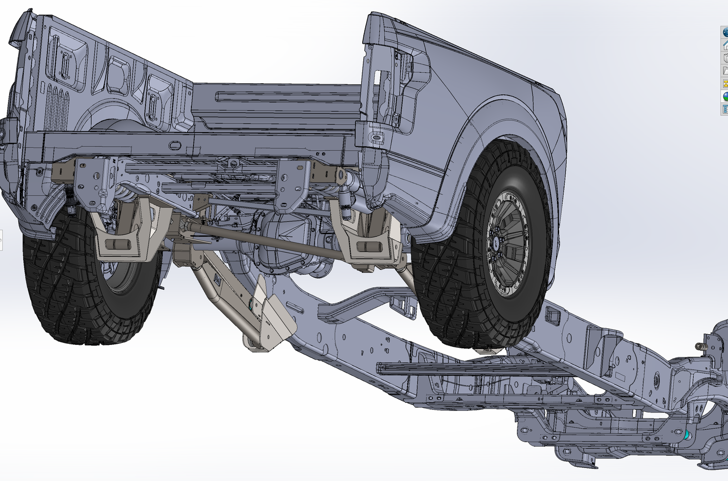 2021 - UP Raptor Long Travel Rear Suspension Kit for Gen 3 Raptors with 19 inches of travel