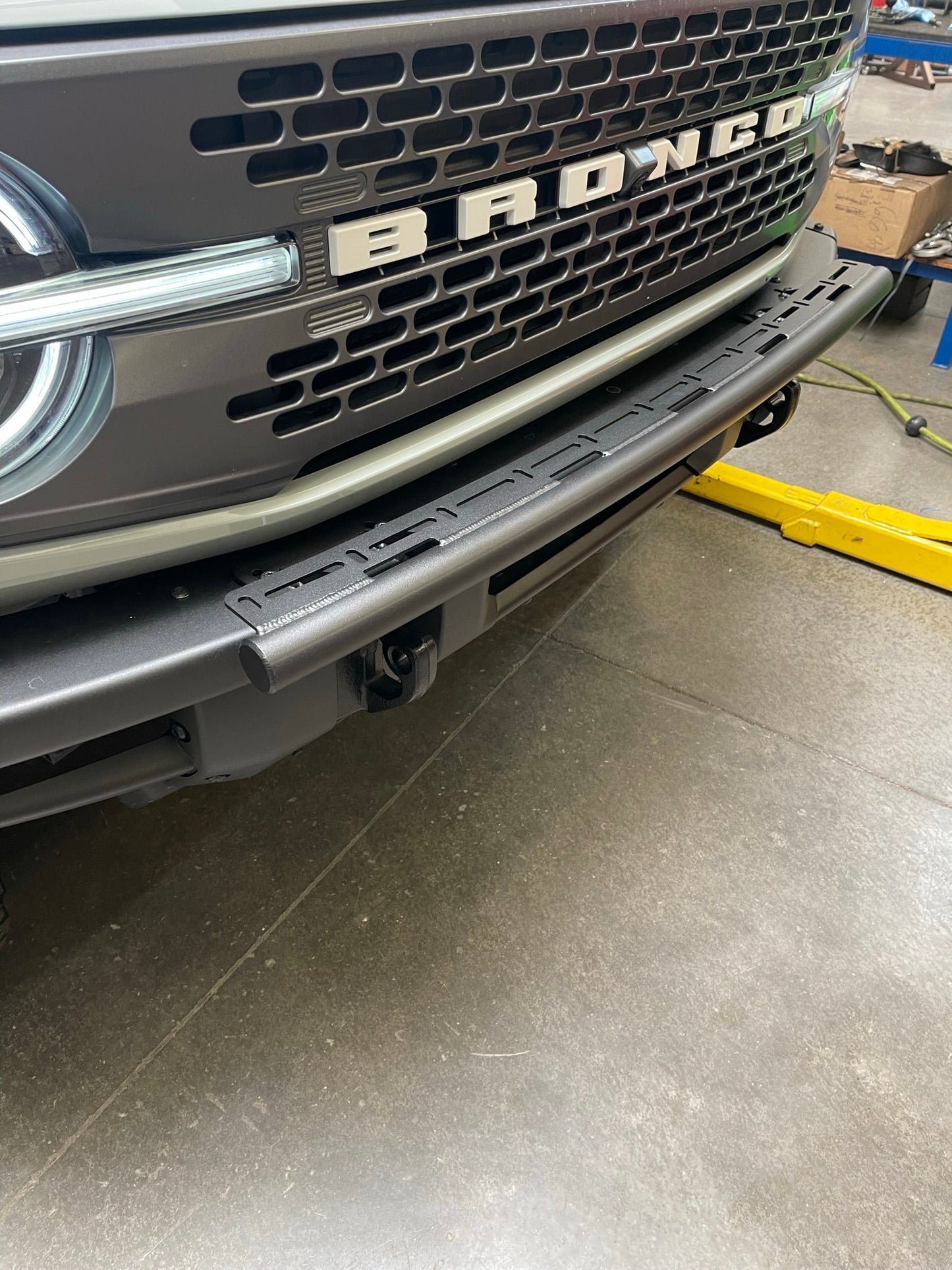 6th Gen Bronco Front Light Mount Kit for Modular Stock Front Bumper - Use Any Light