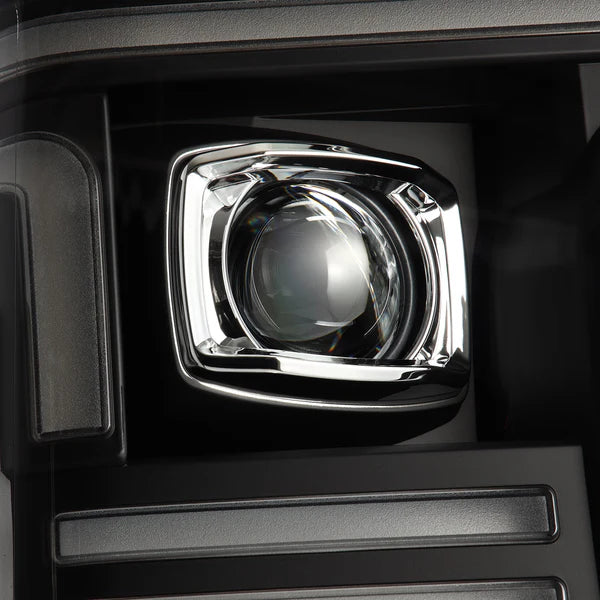 Alpharex 20-22 Ford Super Duty PRO-Series Halogen Projector Headlights Black