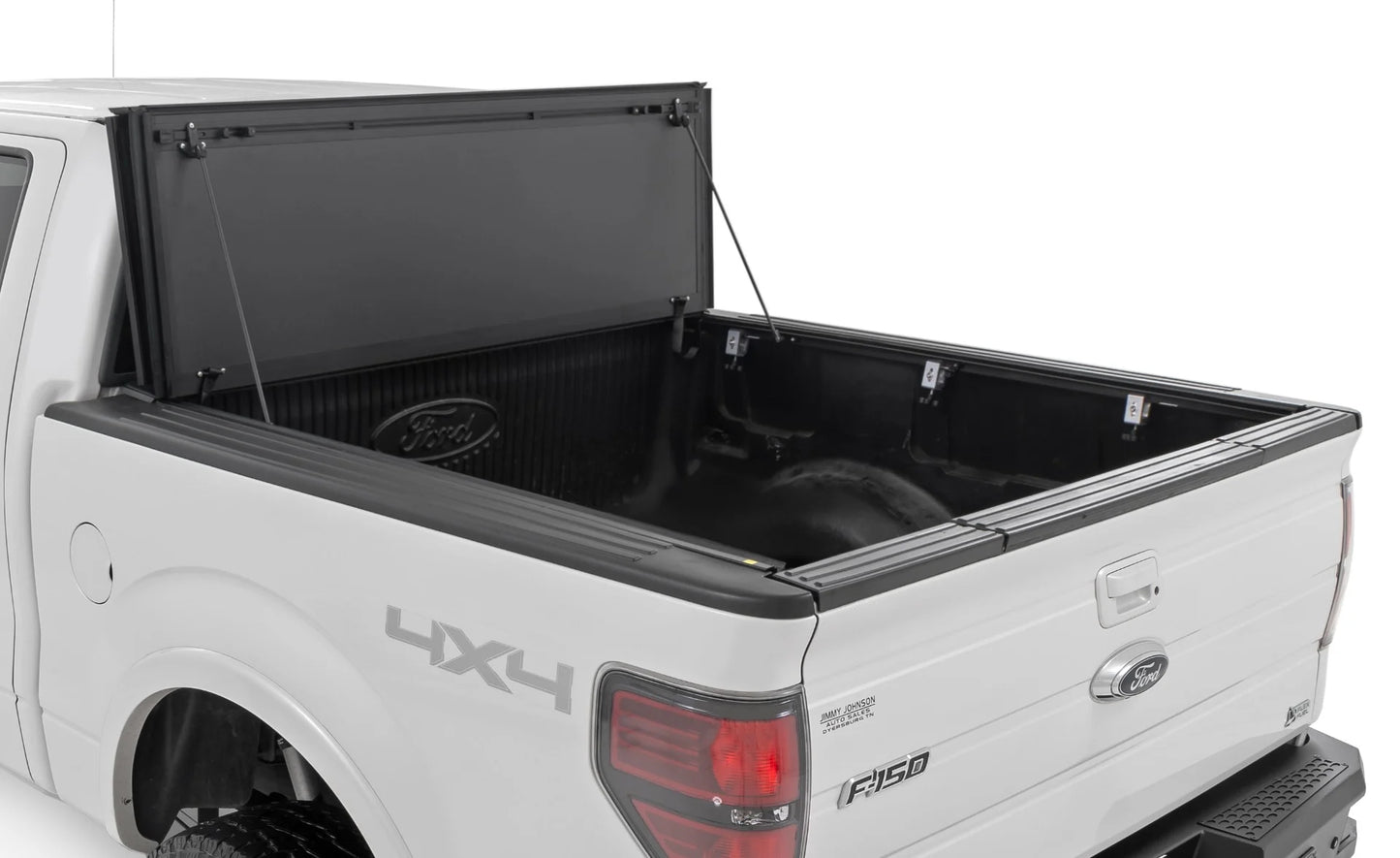 Rough Country Hard Tri-Fold Flip Up Bed Cover - 2010-2014 Ford Raptor