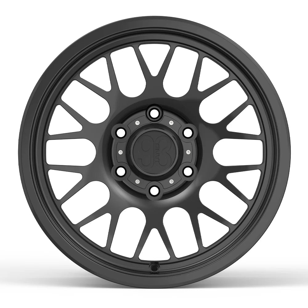 9&3 Wheels TXS-01 | 6061-T6 Forged | Smooth Lip | Black