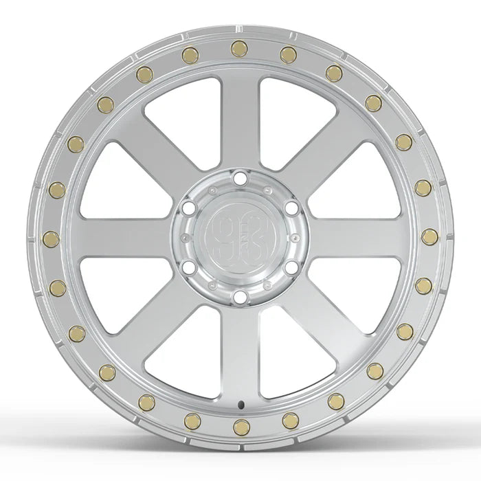 9&3 Wheels FR-08 | 6061-T6 Forged | Simulated Beadlock | Machined