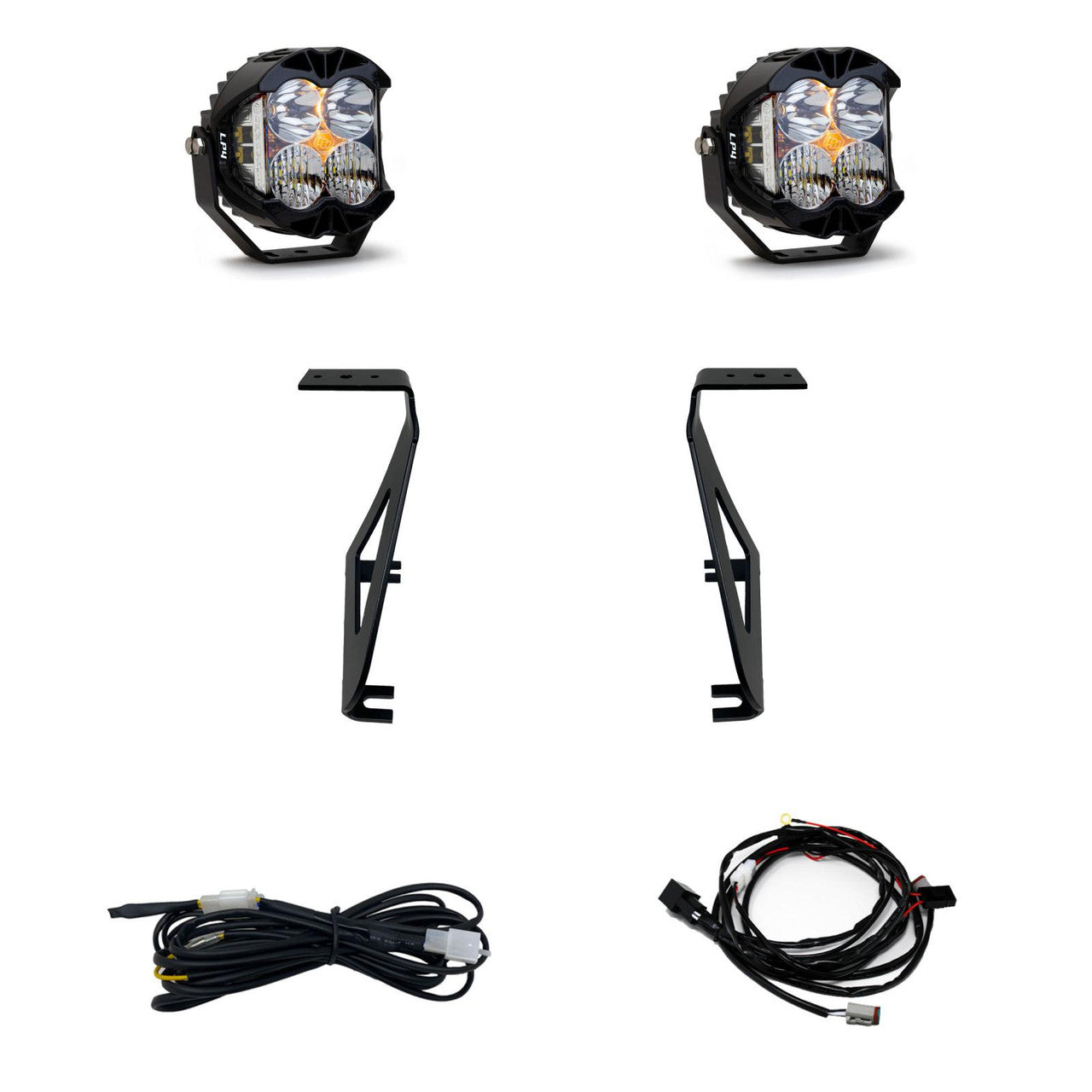 Baja Designs LP4 Ford Raptor A-Pillar Light Kit - 2021-2025 Ford Raptor