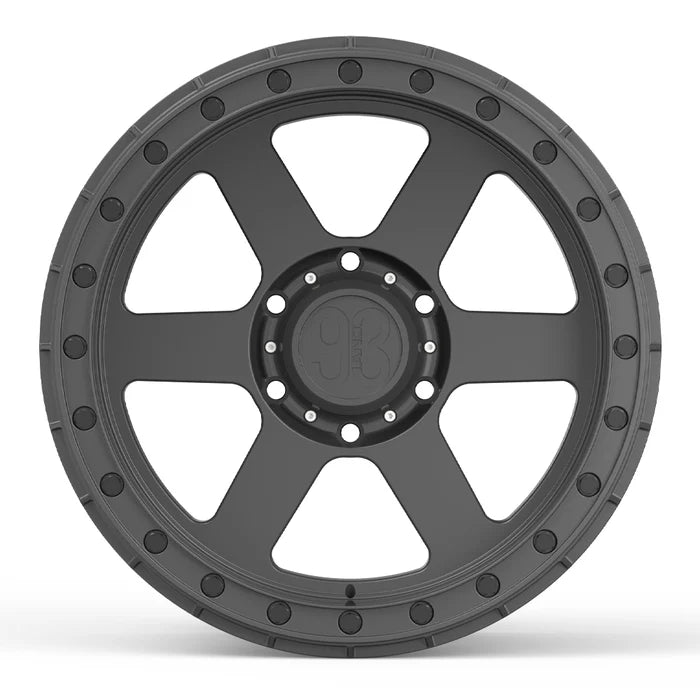 9&3 Wheels FR-06 | 6061-T6 Forged | Simulated Beadlock | Gunmetal