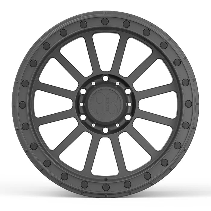 9&3 Wheels FR-12 | 6061-T6 Forged | Simulated Beadlock | Gunmetal