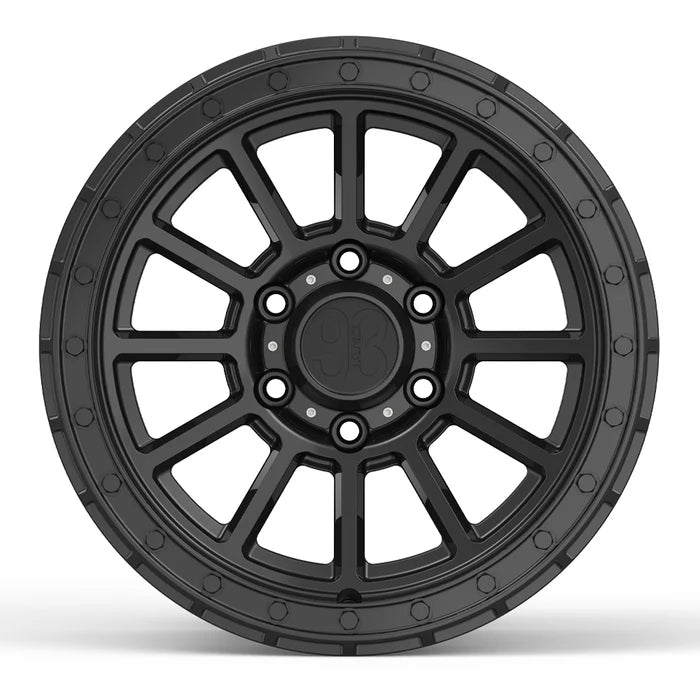 9&3 Wheels FR-13 | 6061-T6 Forged | Simulated Beadlock | Black