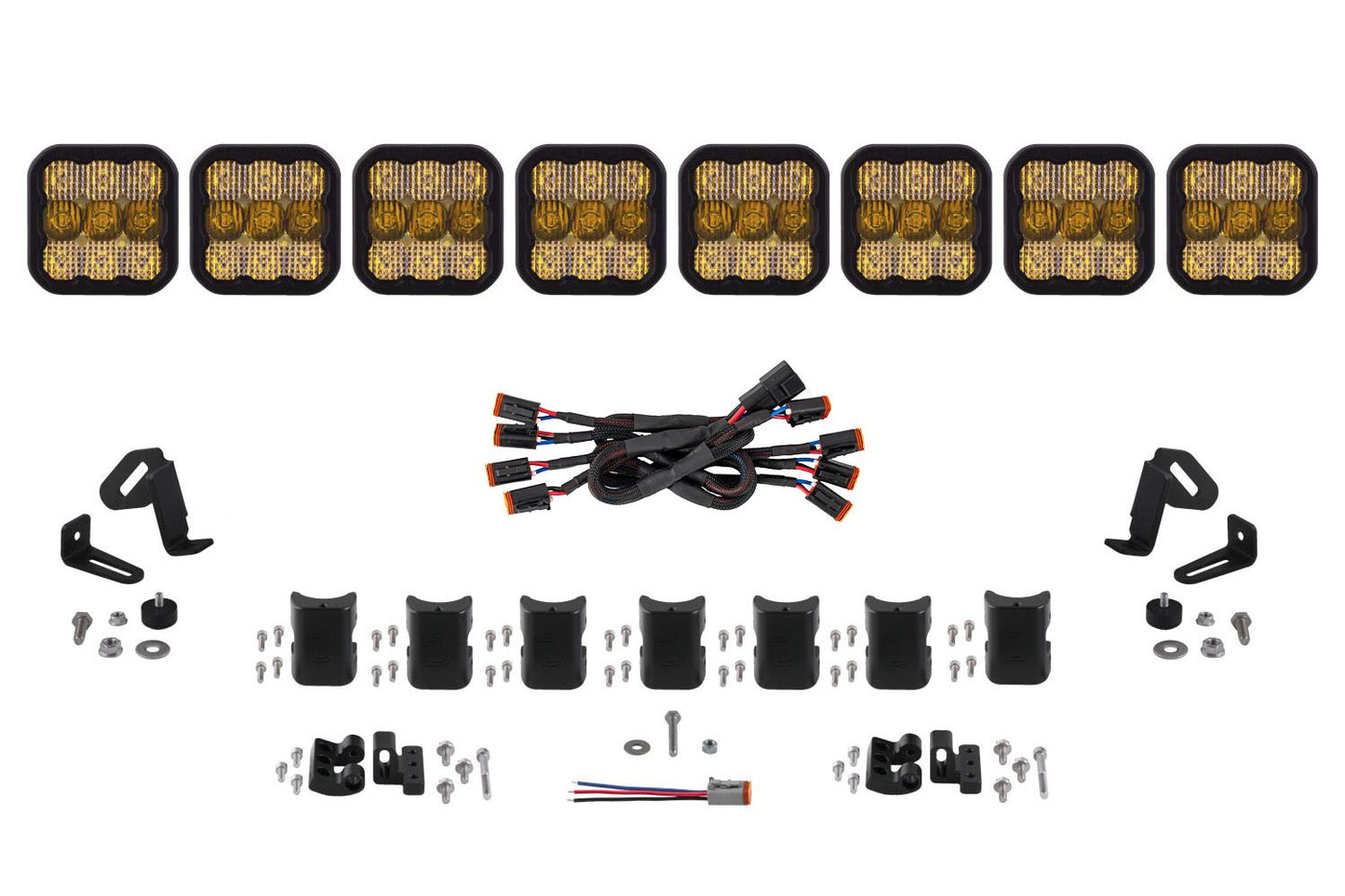 Diode Dynamics Brand Logo SS5 CrossLink 8-Pod LED Light Bar