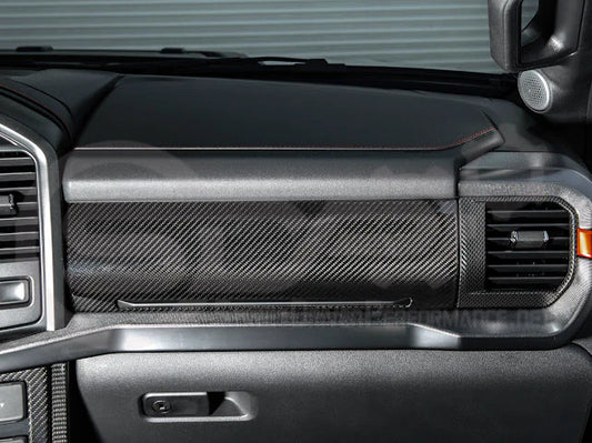 2021+ Ford Raptor/R Carbon Fiber Passenger Side Storage Panel Cover
