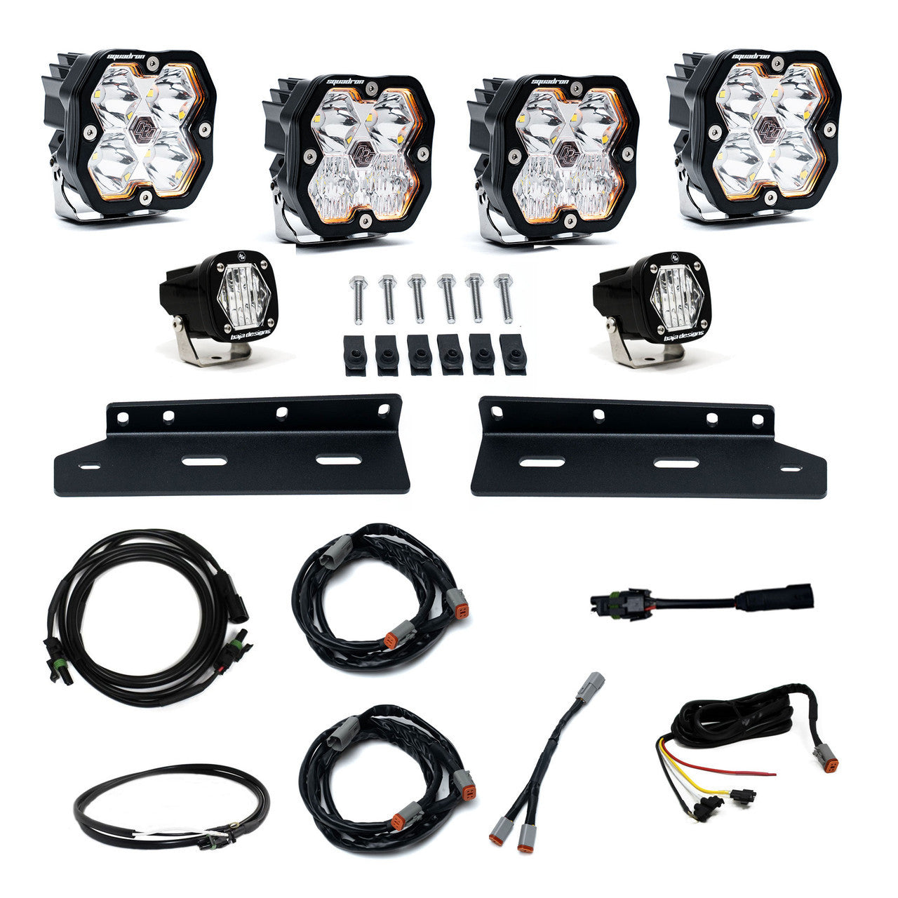 Baja Designs Squadron 2.0 Sport/S1 Fog Light Kit - 2021-2026 Ford Raptor