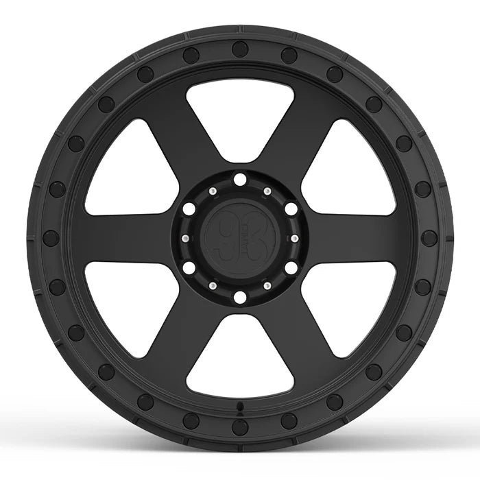 9&3 Wheels FR-06 | 6061-T6 Forged | Simulated Beadlock | Black