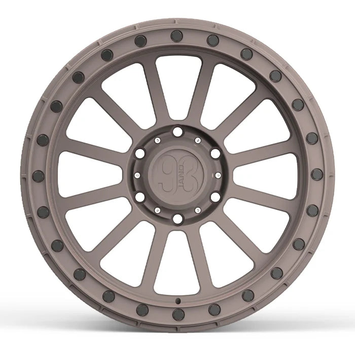 9&3 Wheels FR-12 | 6061-T6 Forged | Simulated Beadlock | Bronze