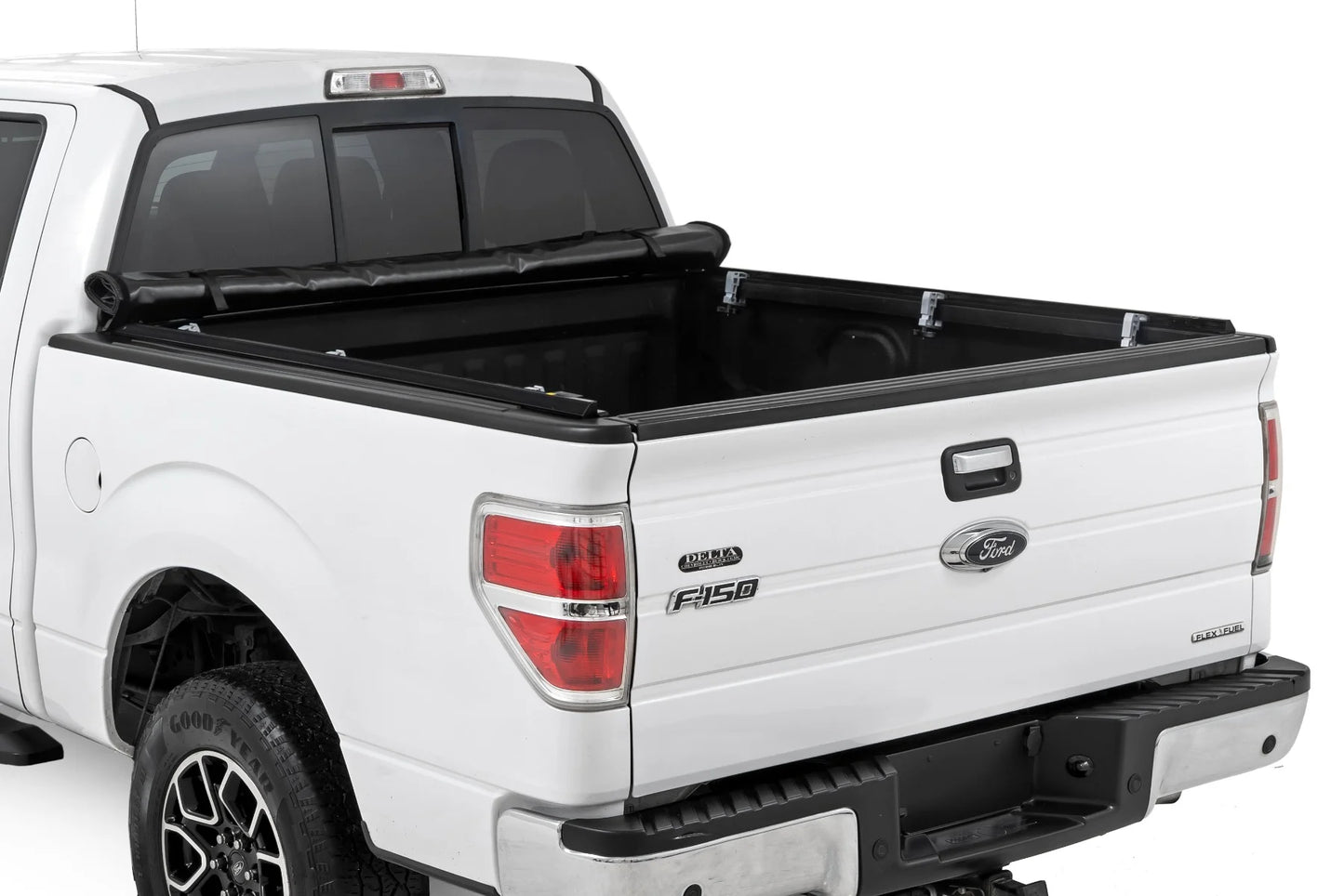 Rough Country Soft Roll Up Bed Cover - 2010-2014 Ford Raptor